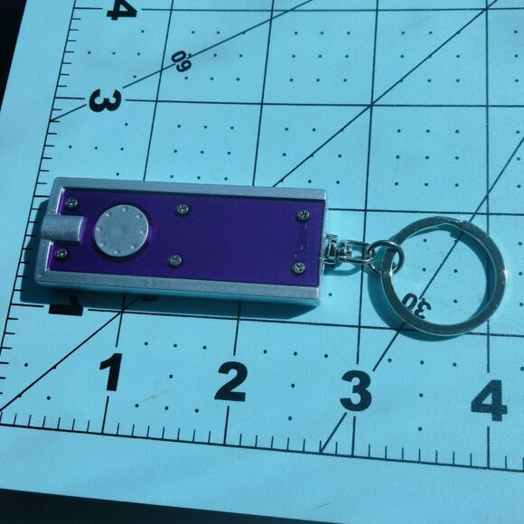 Northwest Colorado Health LED Keychain Flashlight Purple - Picture 5 of 5